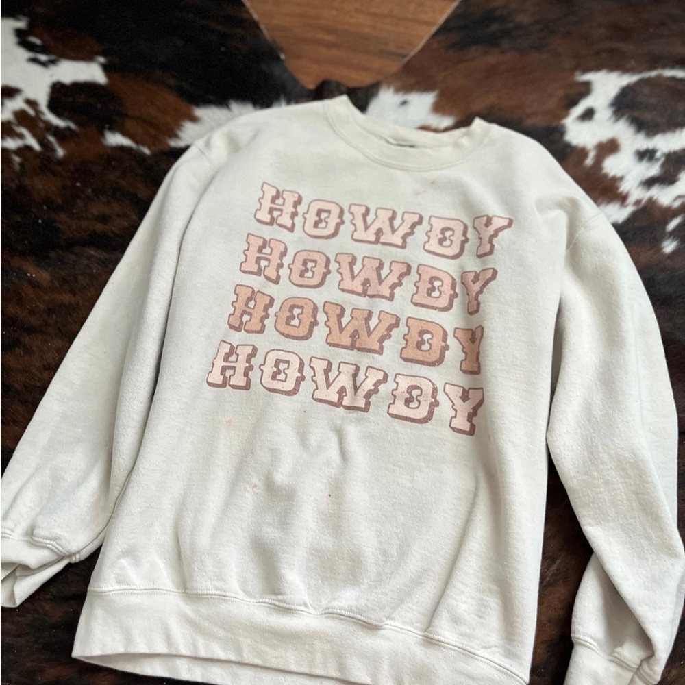 Howdy western sweatshirt - Picture 2 of 4